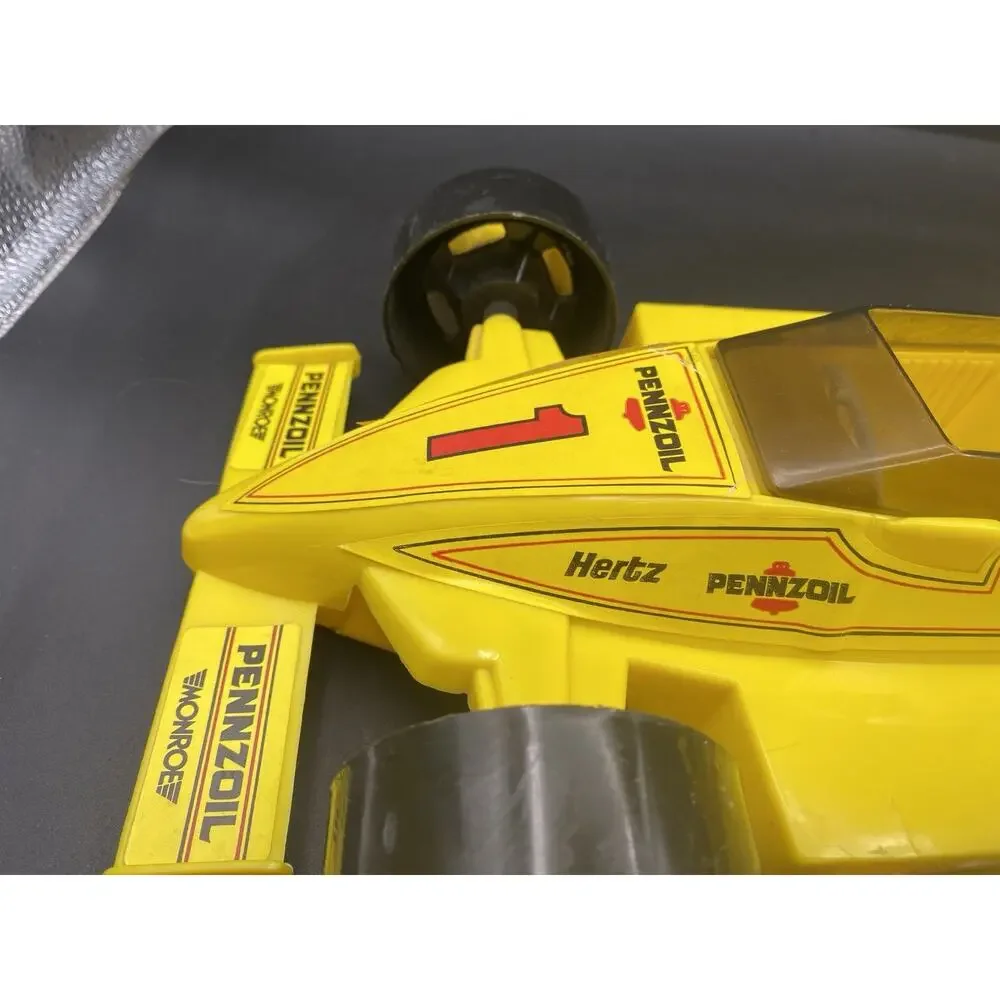 Vintage Pennzoil Indy Race Car F1 GAY Toys Inc. Plastic Toys Rick Mears #1